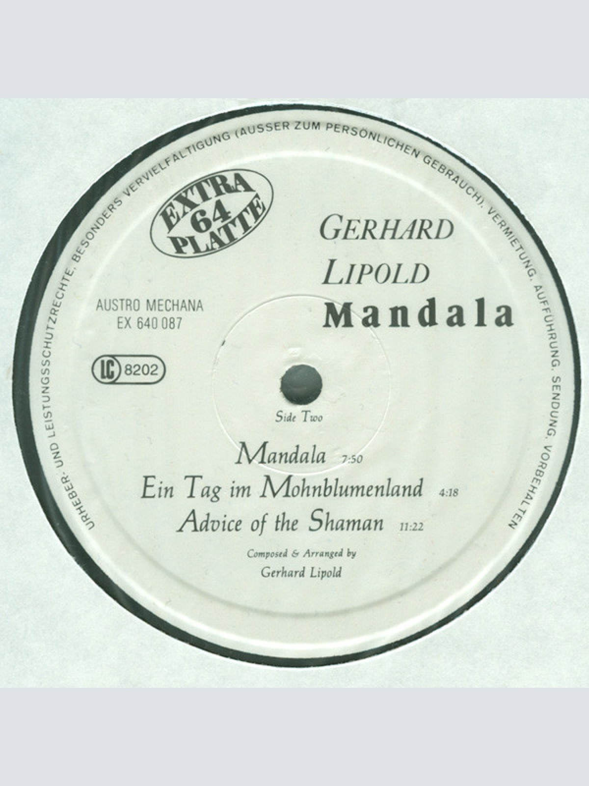 Vinyl / Gerhard Lipold - Mandala