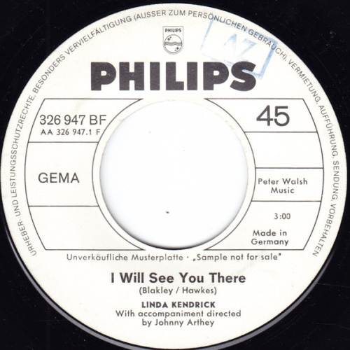 Vinyl / Linda Kendrick - I Will See You There / Inside My Heart