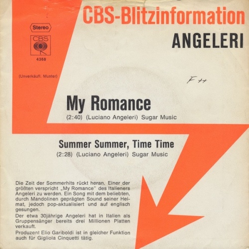 Vinyl / Angeleri* - My Romance