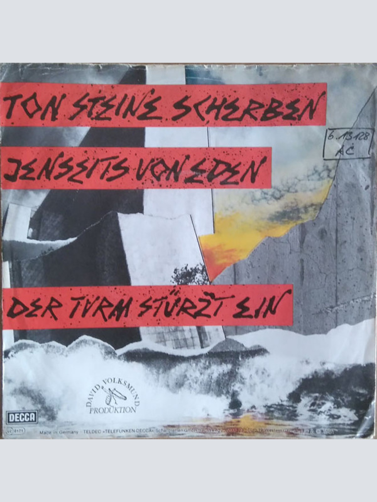 Vinyl / Ton Steine Scherben - Jenseits Von Eden / Der Turm Stürzt Ein
