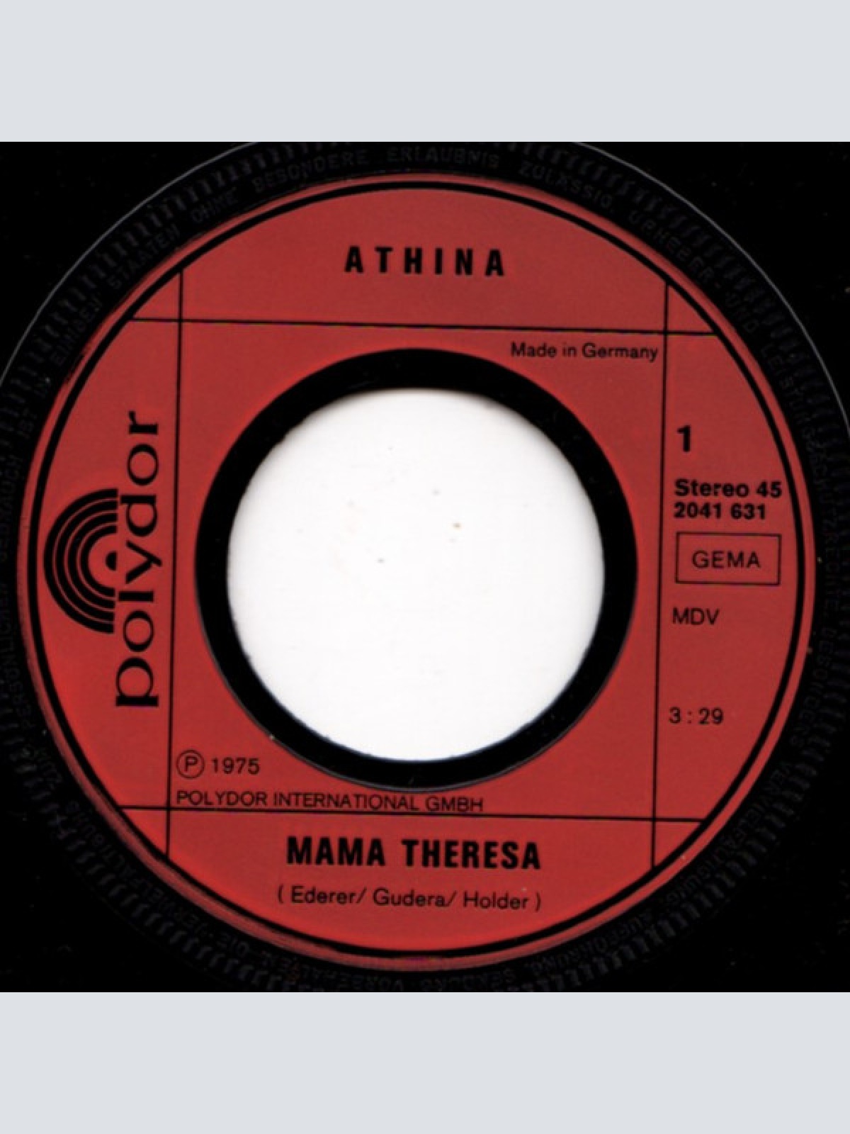 Vinyl / Athina (5) - Mama Theresa