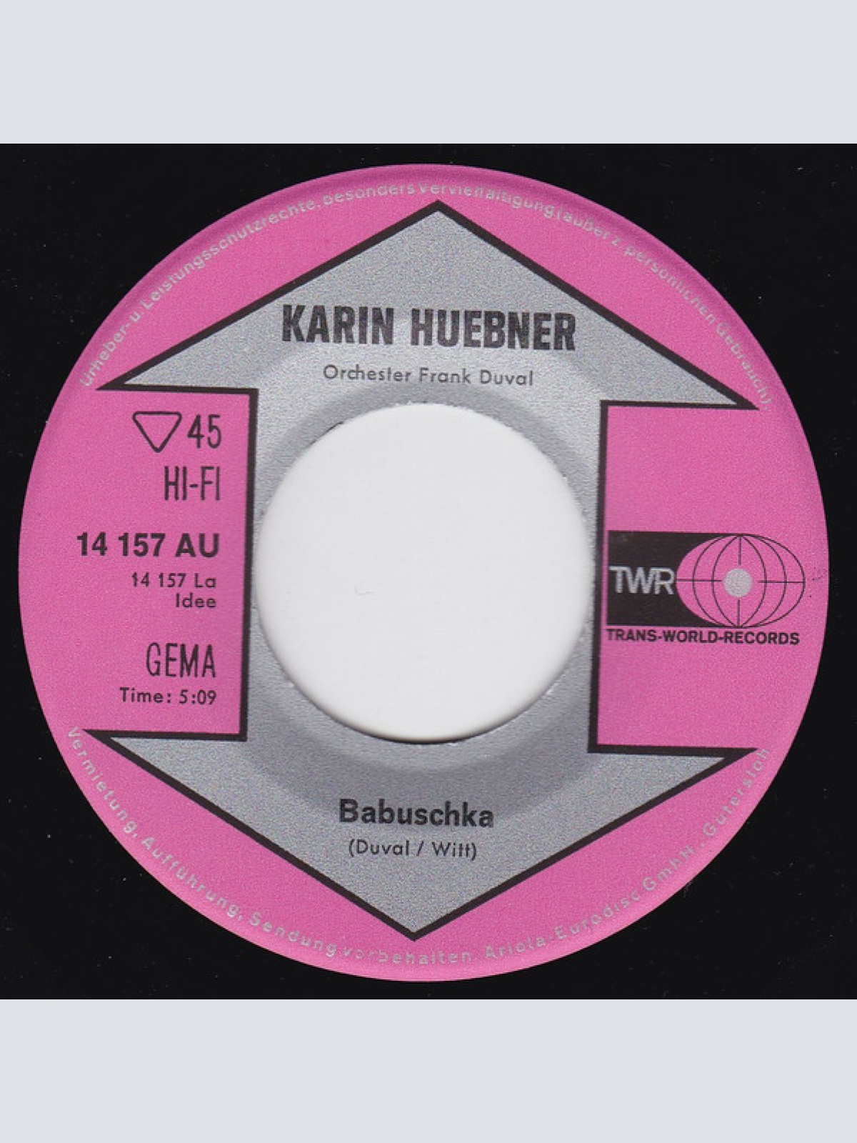 Vinyl / Karin Huebner* - Babuschka / Komisch, Wenn Man Sich Nach Jahren Wiedertrifft