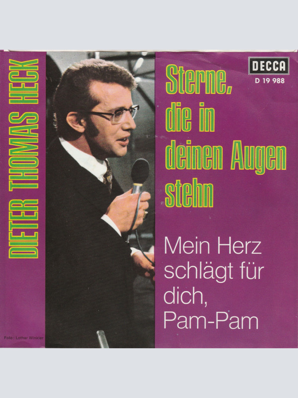 Vinyl / Dieter Thomas Heck - Mein Herz Schlägt Für Dich, Pam Pam