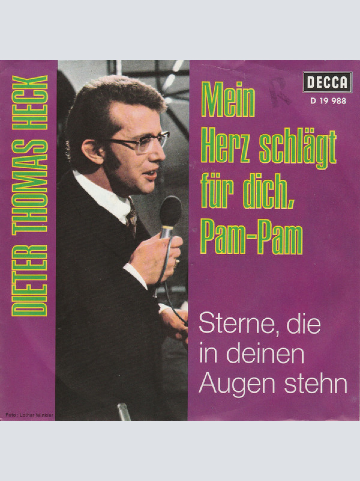 Vinyl / Dieter Thomas Heck - Mein Herz Schlägt Für Dich, Pam Pam