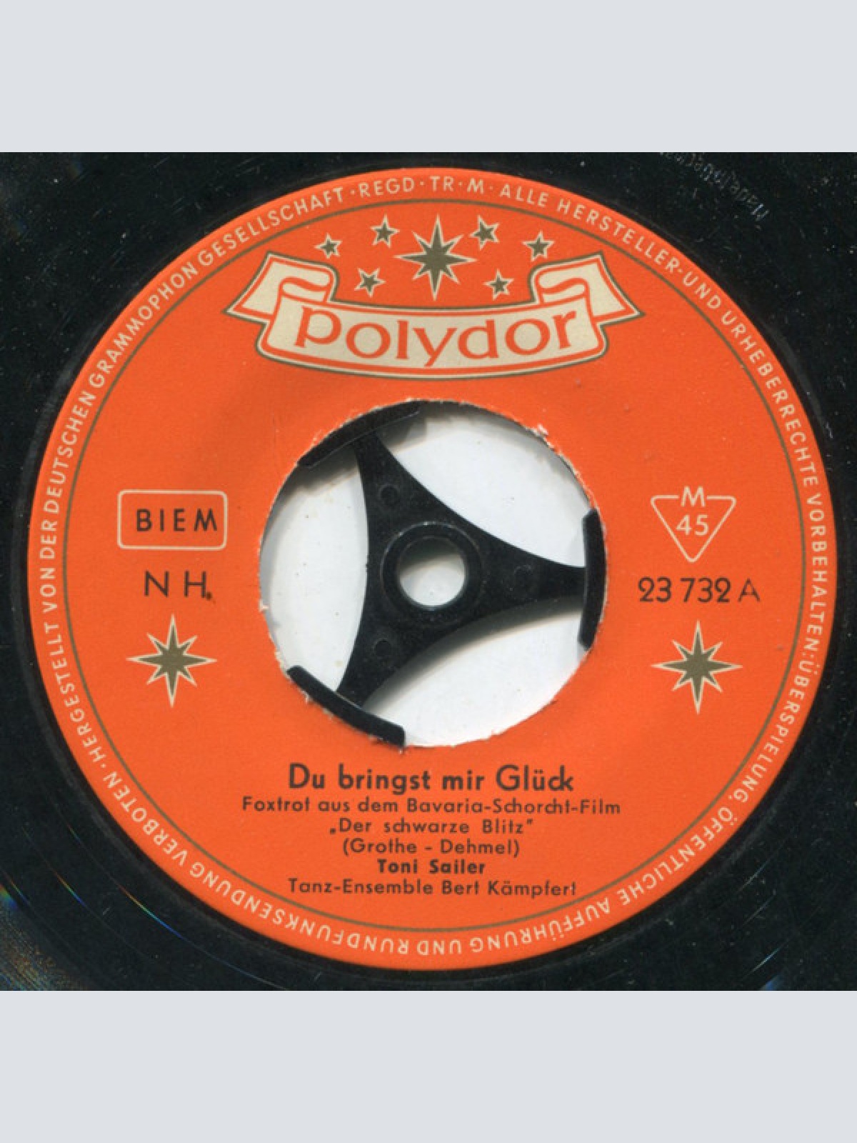 Vinyl / Toni Sailer - Du Bringst Mir Glück / Wenn In Paris Der Flieder Blüht