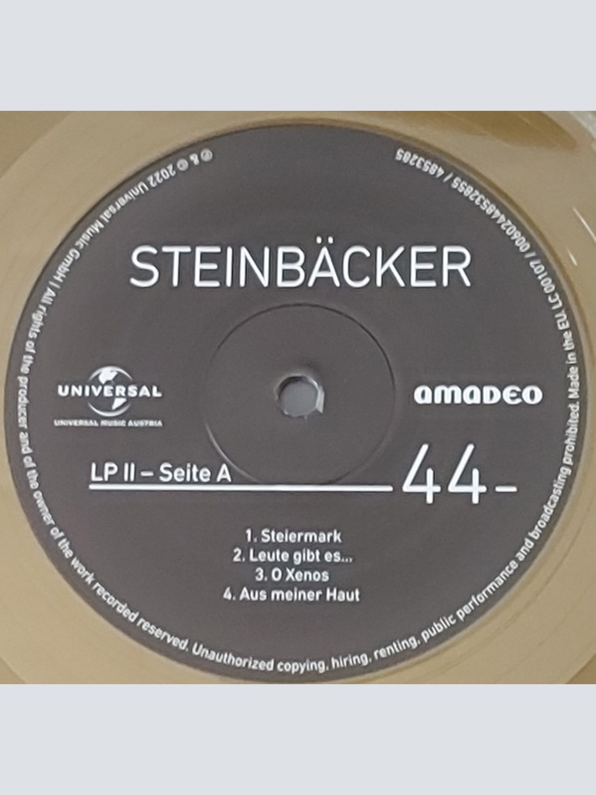 Vinyl / Steinbäcker* - 44