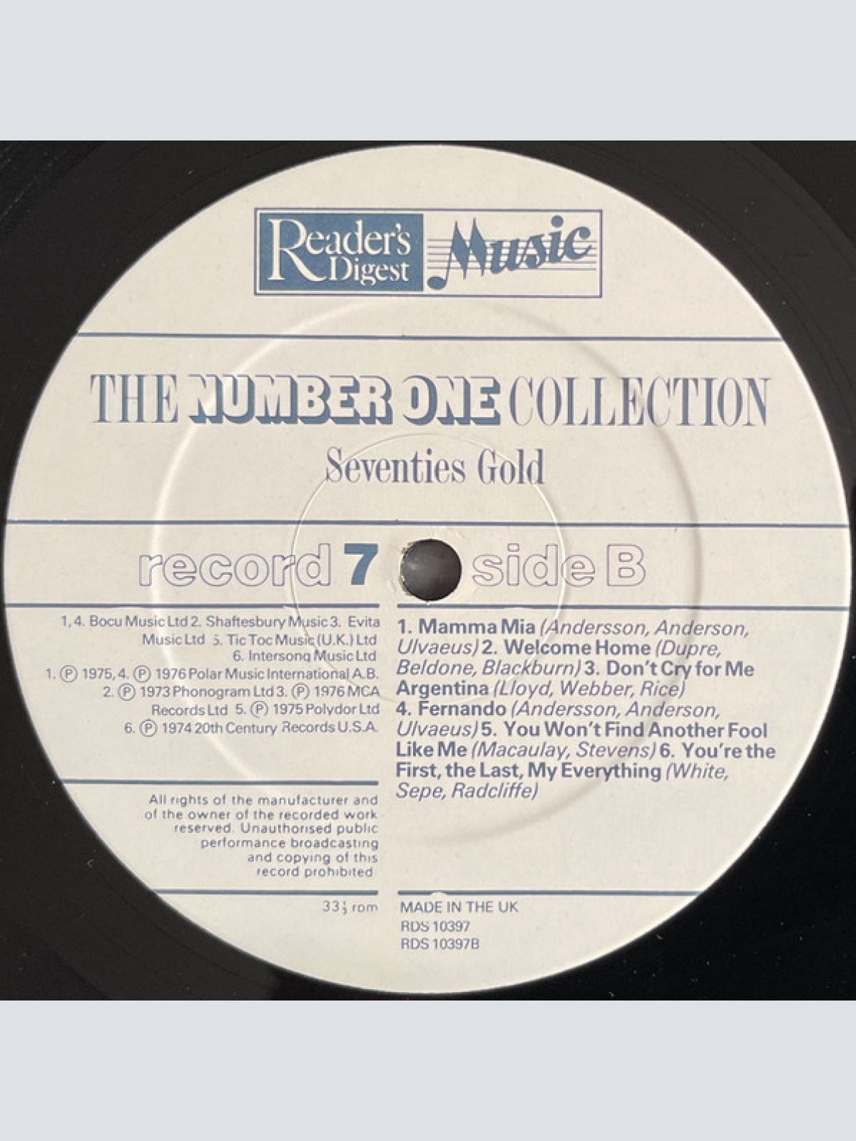 Vinyl / Various - The Number One Collection