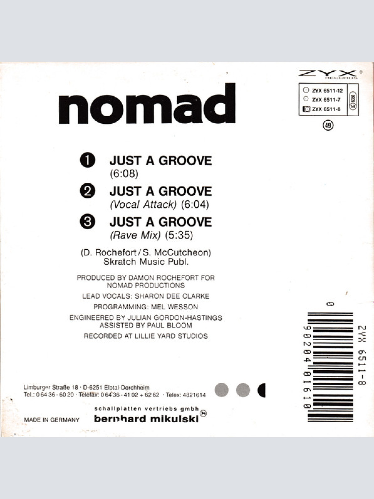 CD / Nomad - Just A Groove