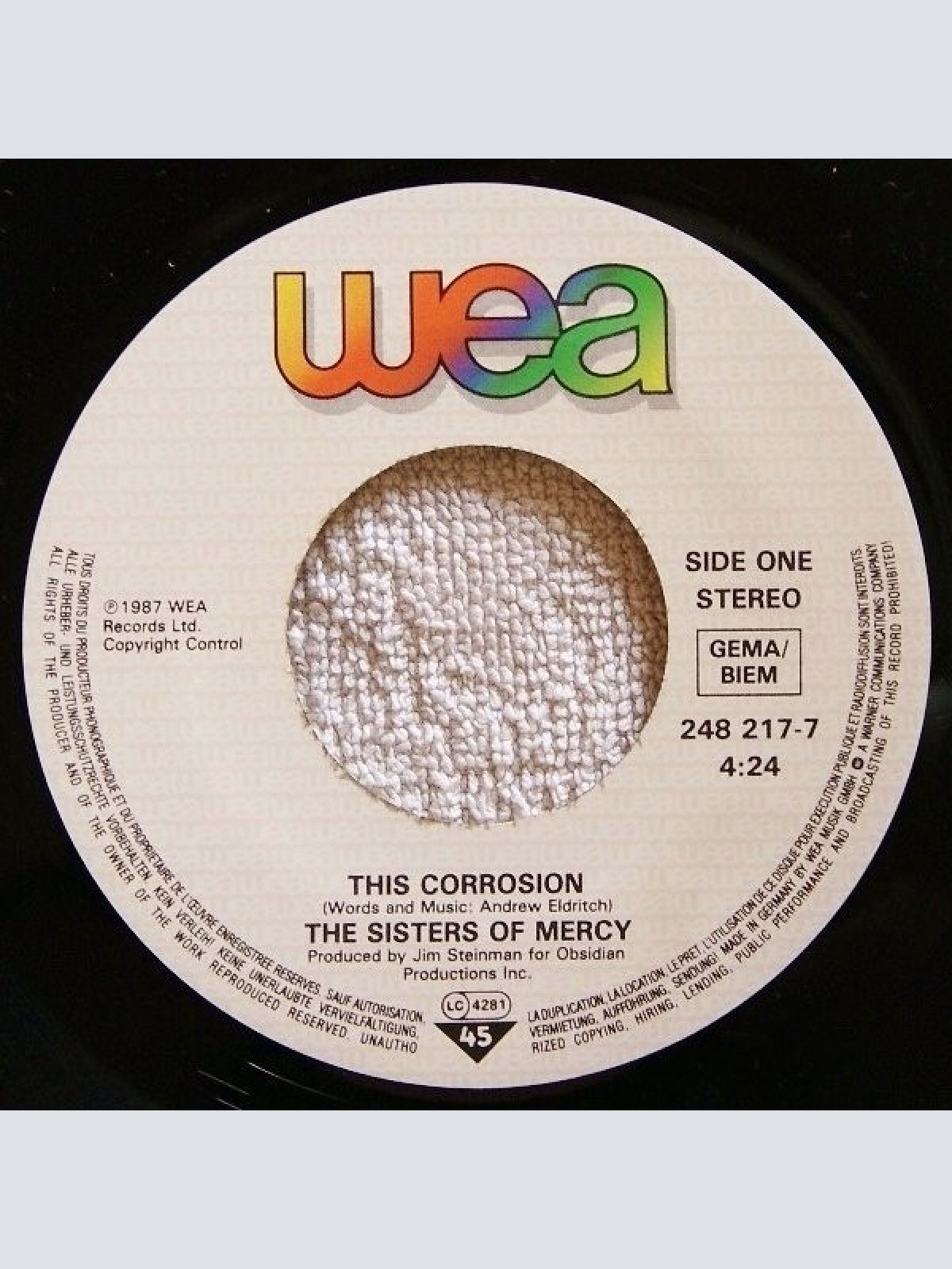 Vinyl / The Sisters Of Mercy - This Corrosion