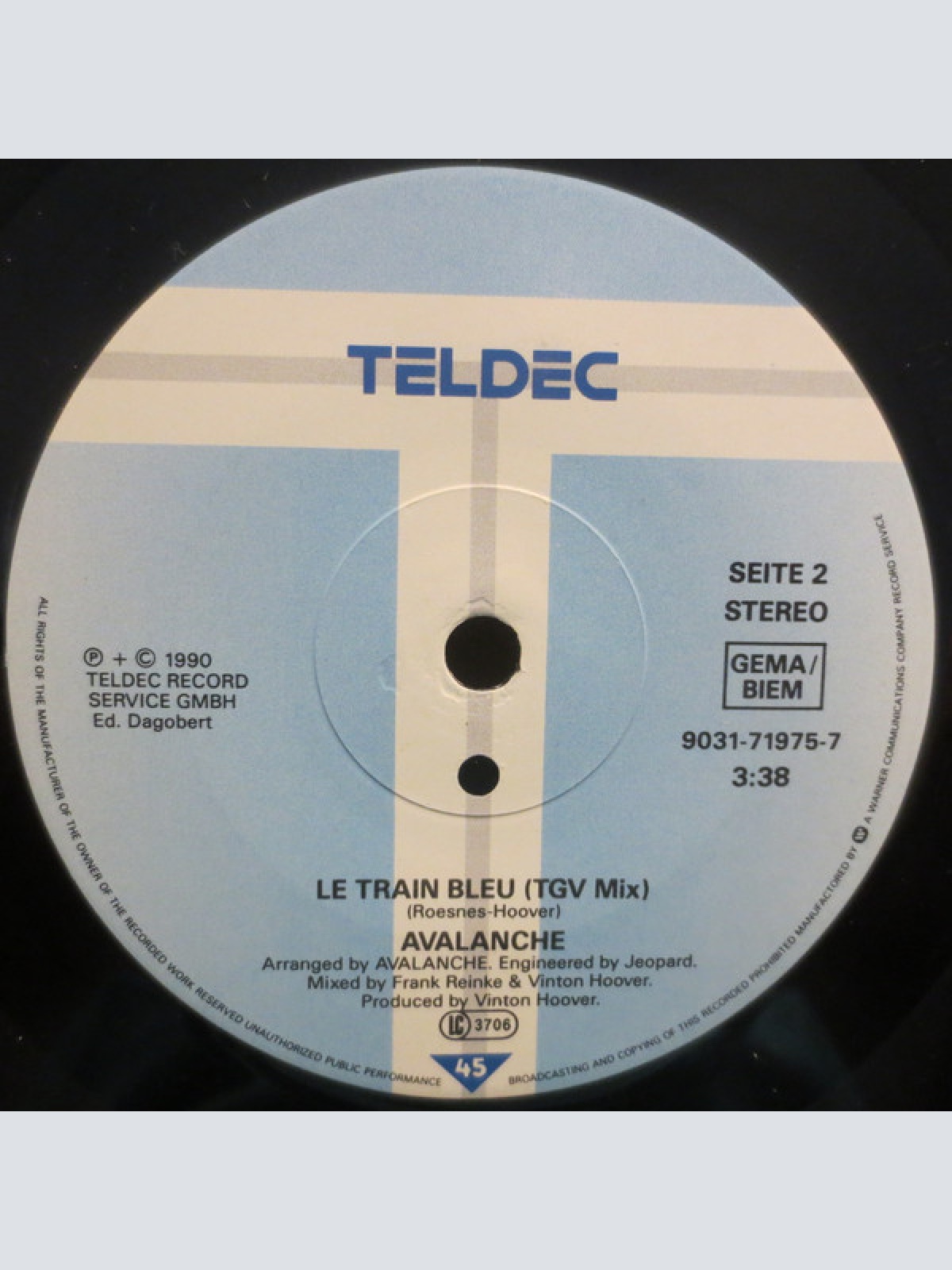 Vinyl / Avalanche (8) - Blue Train