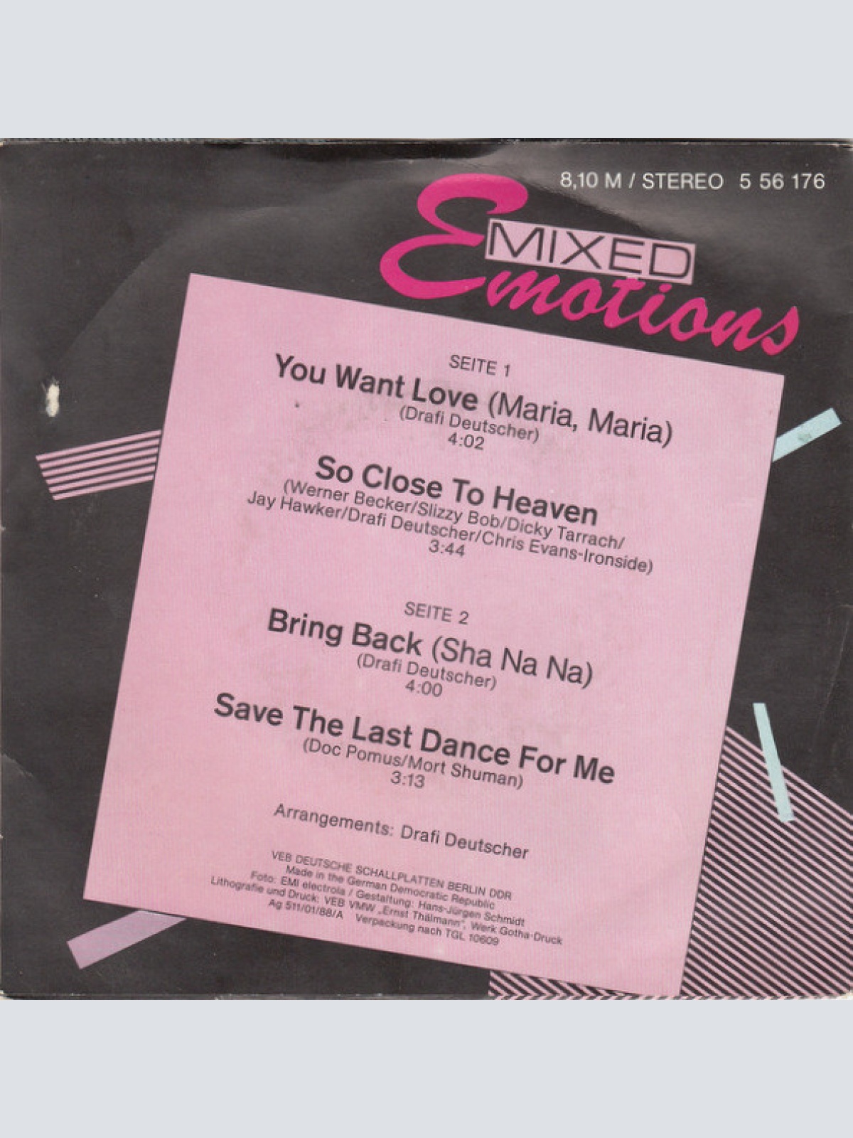 Vinyl / Mixed Emotions - Mixed Emotions