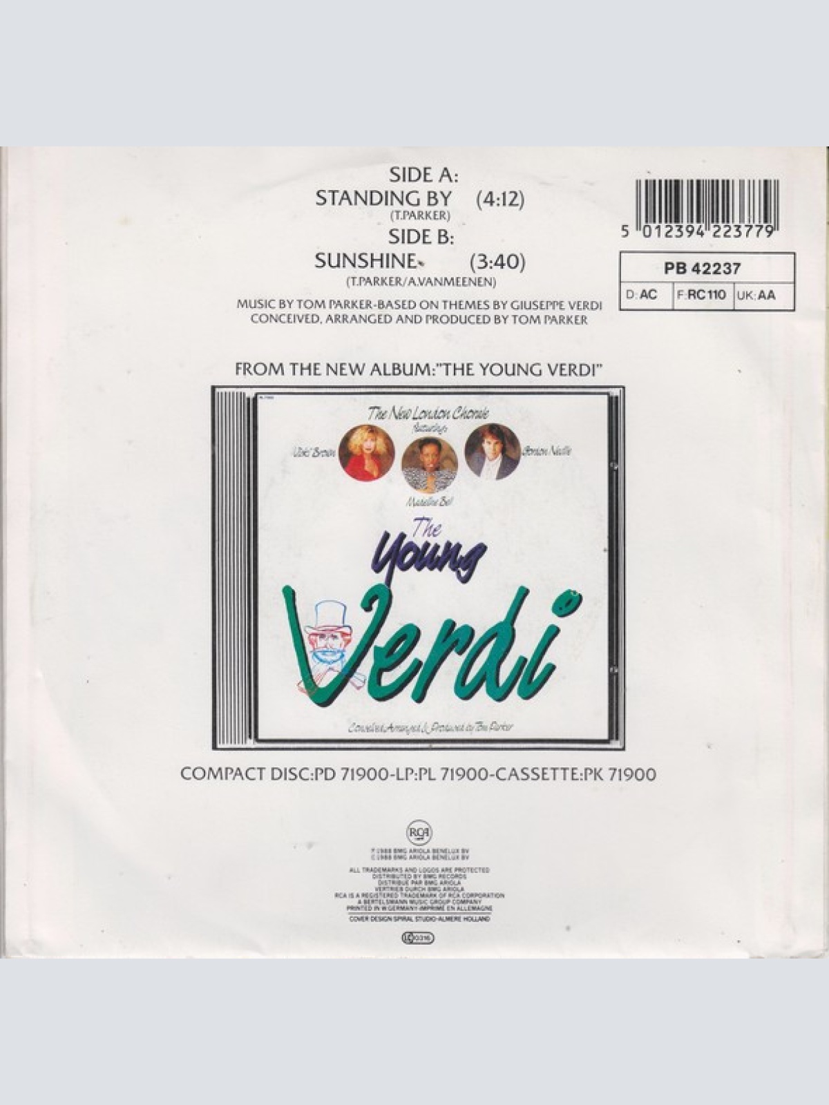 Vinyl / The New London Chorale* Featuring: Madeline Bell - Standing By