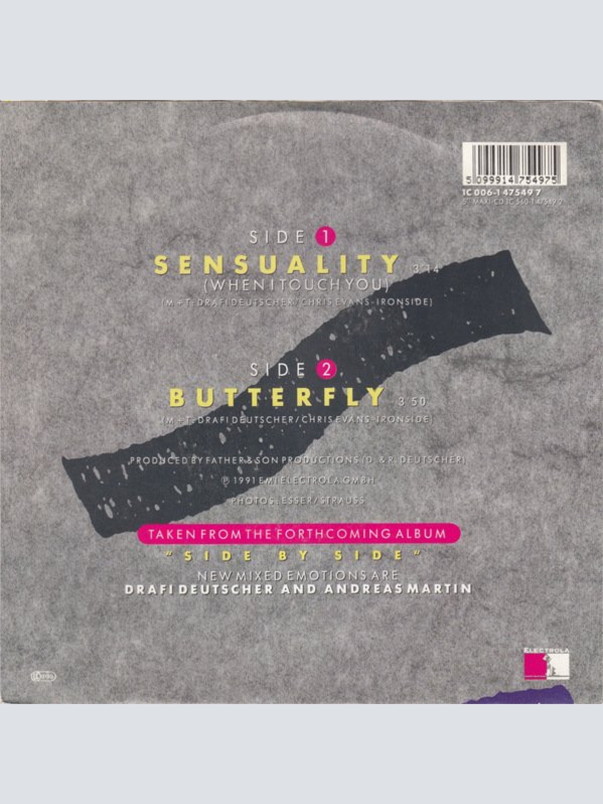 Vinyl / New Mixed Emotions - Sensuality