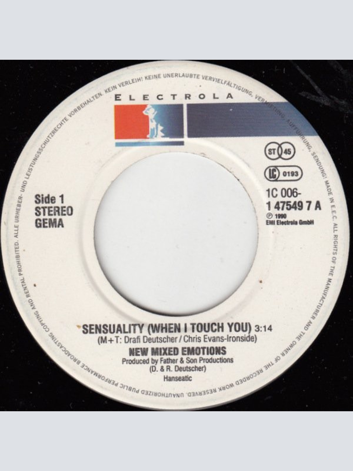 Vinyl / New Mixed Emotions - Sensuality