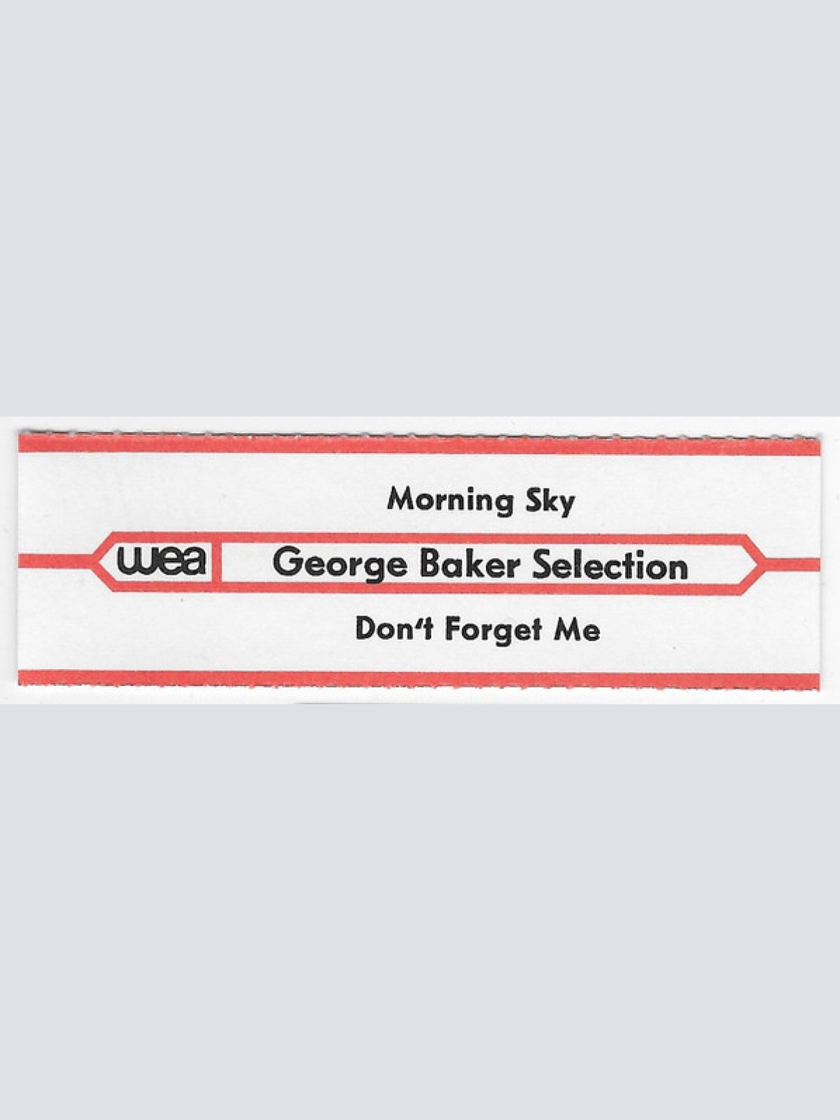 Vinyl / George Baker Selection - Morning Sky