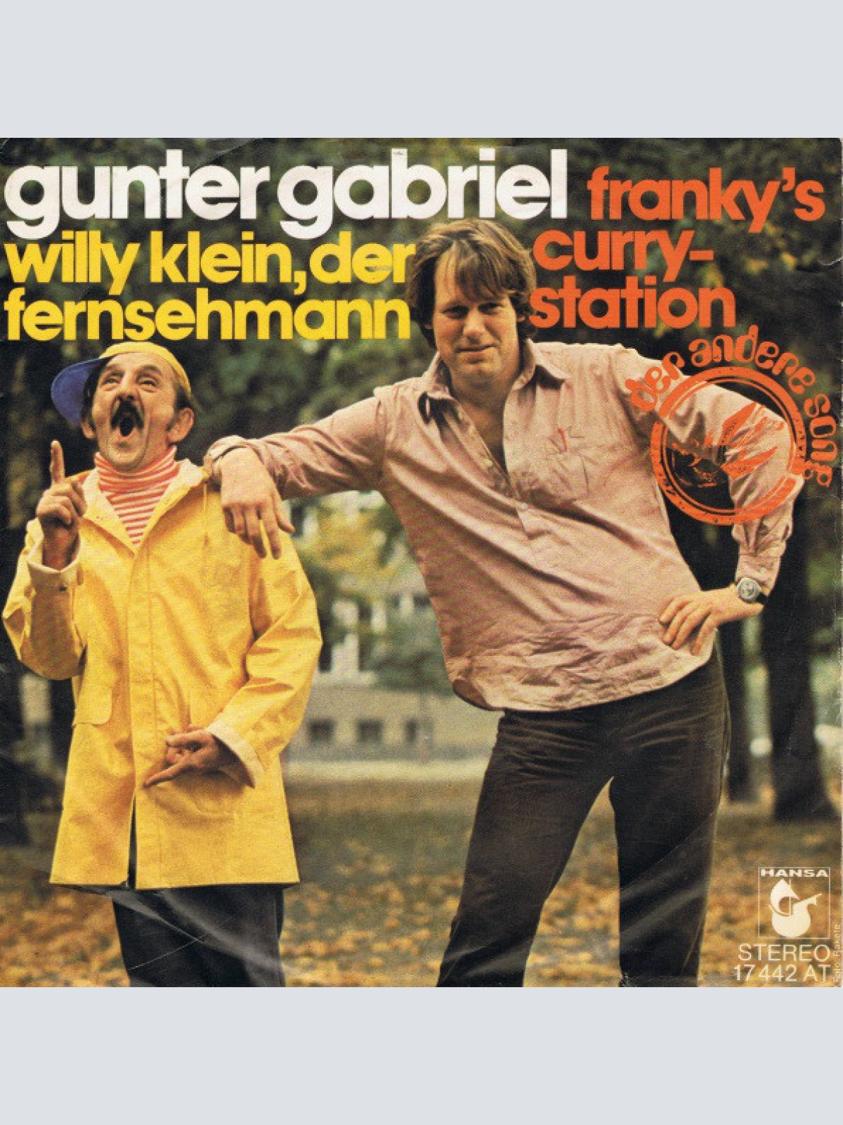 Vinyl / Gunter Gabriel - Willy Klein, Der Fernsehmann