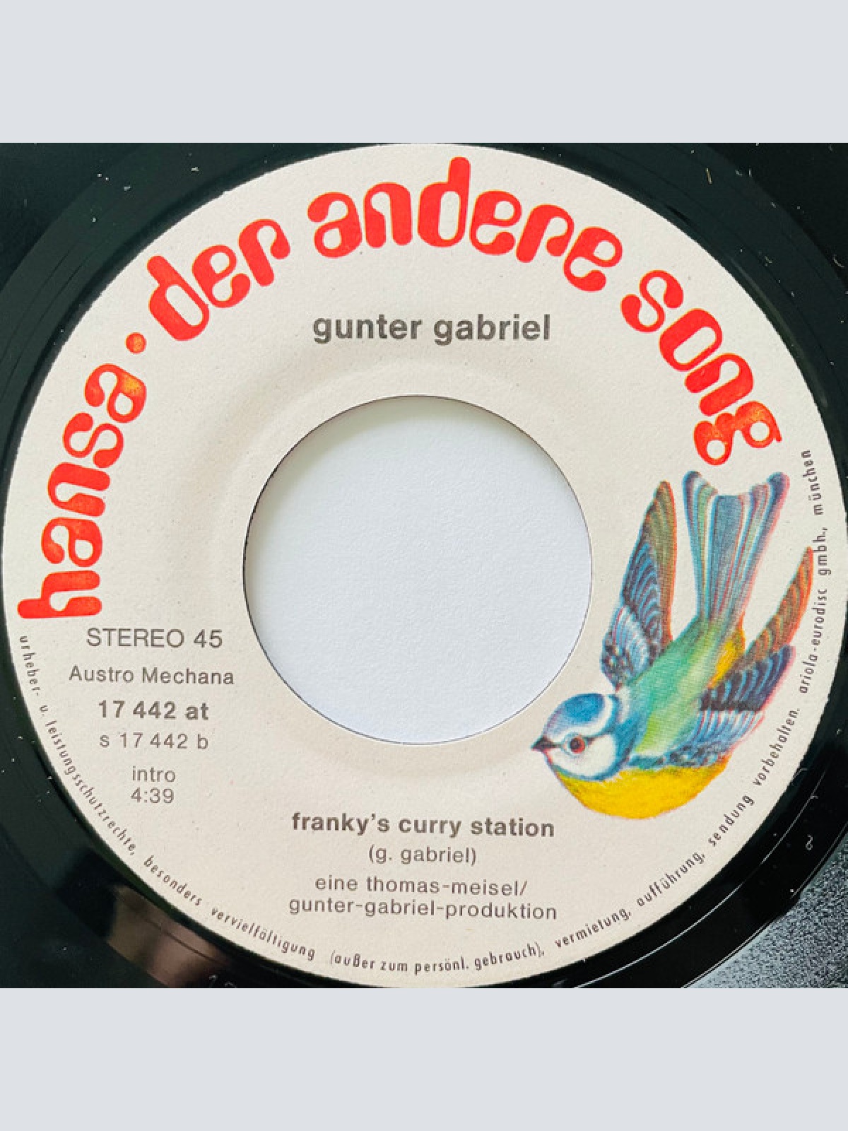 Vinyl / Gunter Gabriel - Willy Klein, Der Fernsehmann