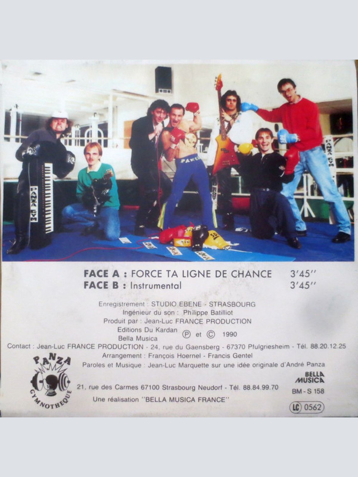 Vinyl / Jean-Luc France et André Panza - Force Ta Ligne De Chance