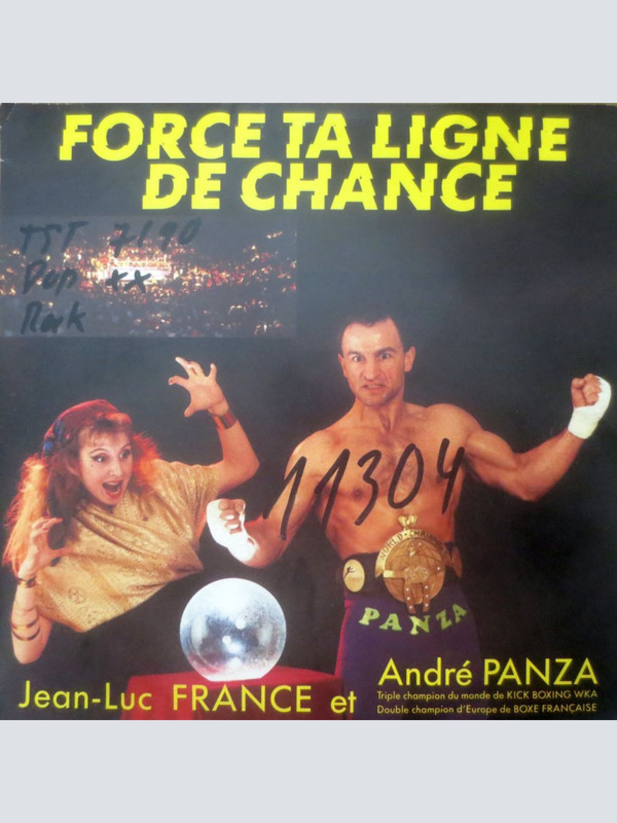 Vinyl / Jean-Luc France et André Panza - Force Ta Ligne De Chance