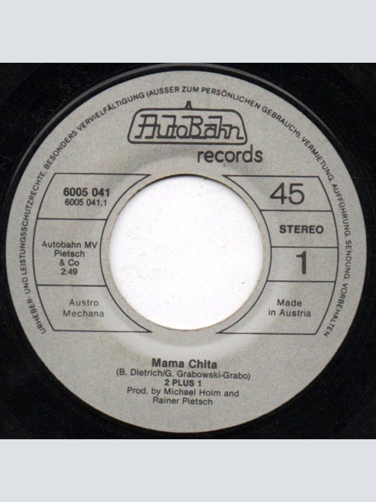 Vinyl / 2 plus 1 - Mama Chita