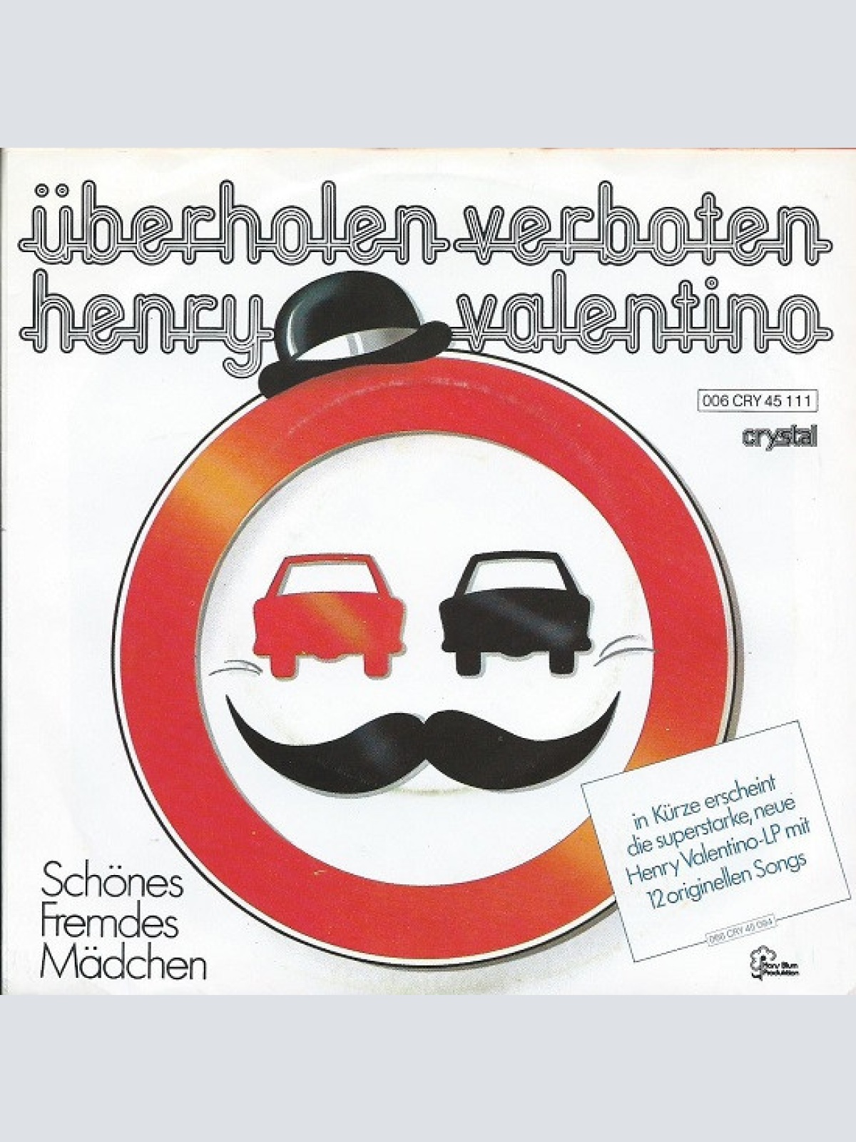 Vinyl / Henry Valentino - Überholen Verboten
