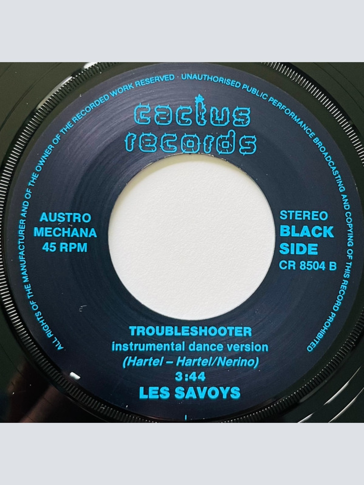 Vinyl / Les Savoys - Troubleshooter