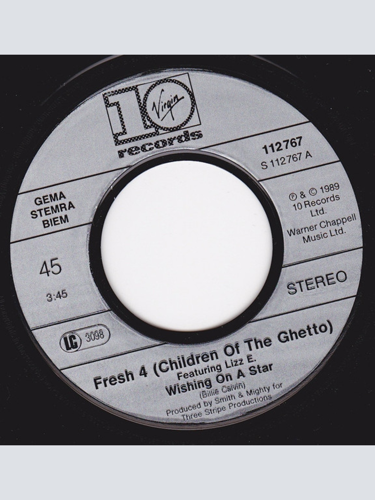 Vinyl / Fresh 4 (Children Of The Ghetto)* Featuring Lizz. E* - Wishing On A Star