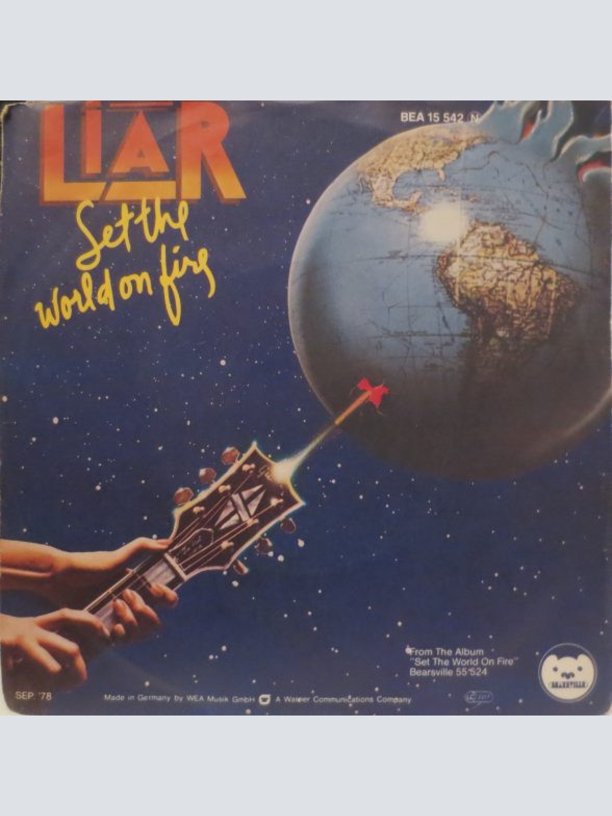 Vinyl / Liar (3) - Set The World On Fire
