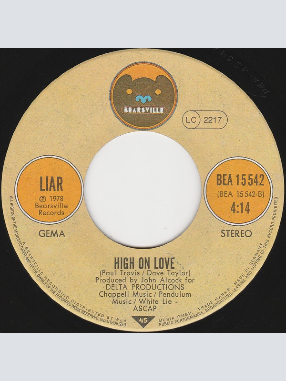 Vinyl / Liar (3) - Set The World On Fire