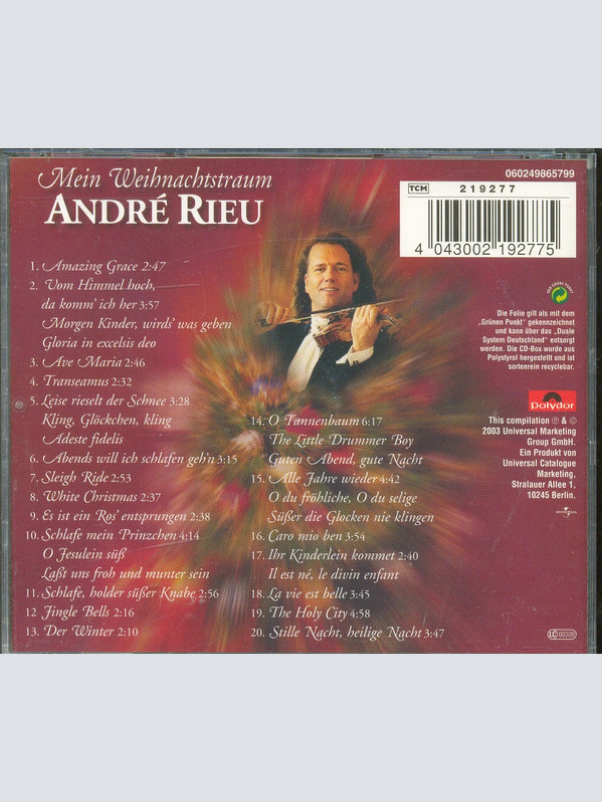 CD / André Rieu - Mein Weihnachtstraum
