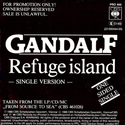 Vinyl / Gandalf - Refuge Island (Single Version)