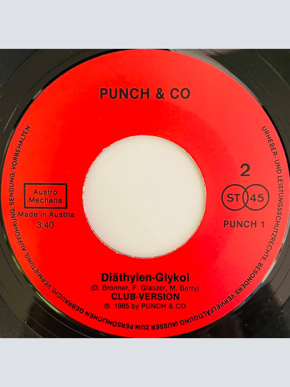 Vinyl / Punch & Co - Diäthylen-Glykol