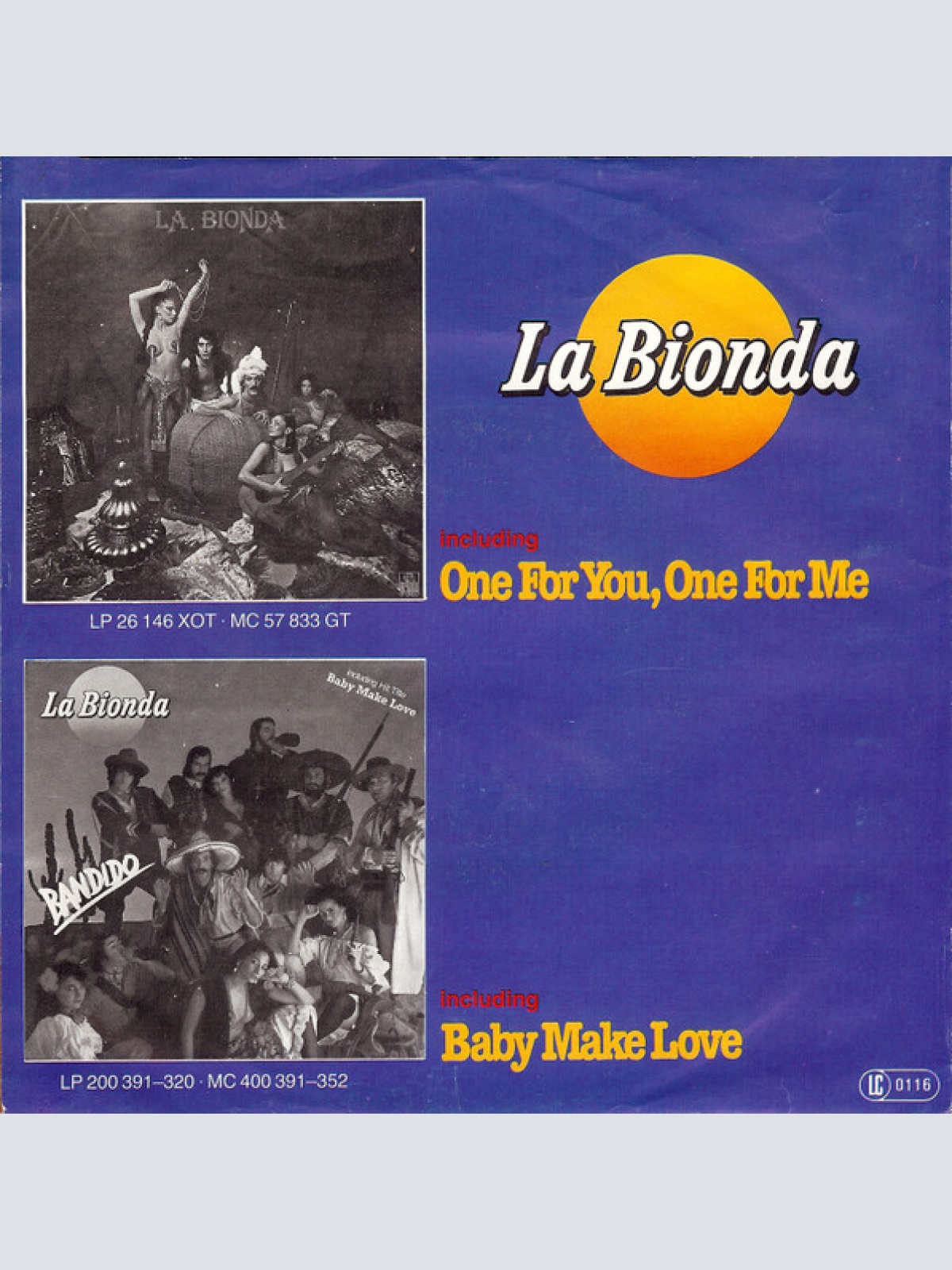 Vinyl / La Bionda - Bandido