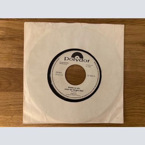 Vinyl / Camillo Felgen - Komm Zu Mir, Wenn Du Sorgen Hast