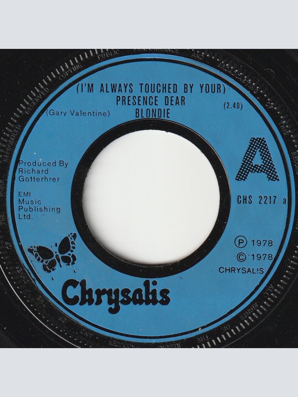 Vinyl / Blondie - (I'm Always Touched By Your) Presence Dear