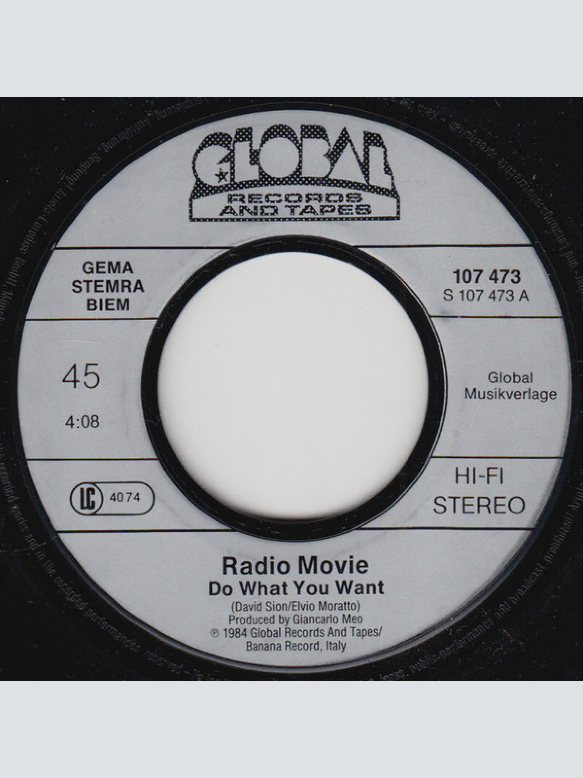 Vinyl / Radio Movie - Do What You Want