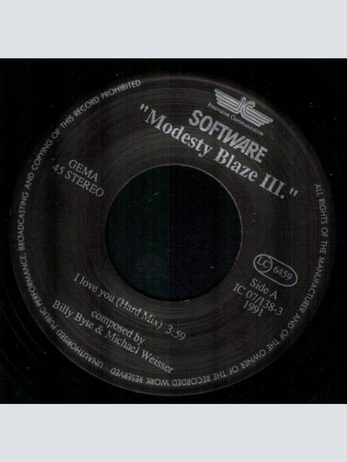 Vinyl / Software - Modesty-Blaze Vol. III