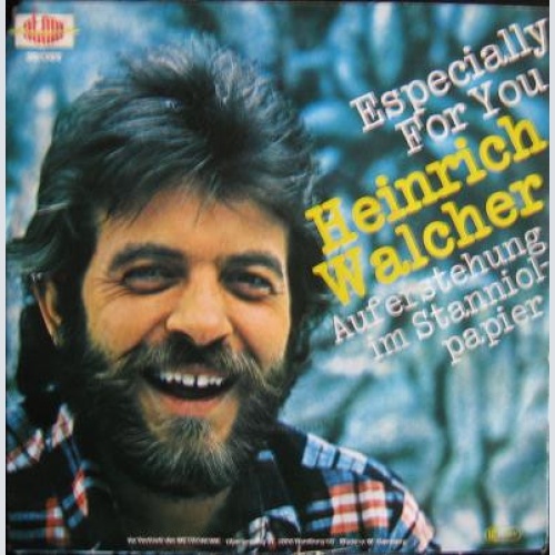 Vinyl / Heinrich Walcher - Especially For You / Auferstehung Im Stanniolpapier