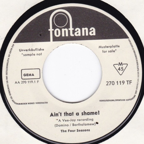 Vinyl / The Four Seasons - Ain't That A Shame!