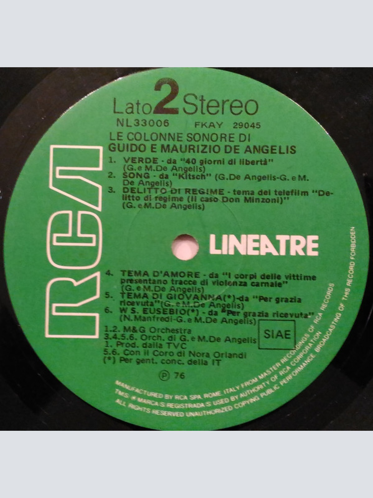 Vinyl / Guido E Maurizio De Angelis* - Le Colonne Sonore Di Guido E Maurizio De Angelis