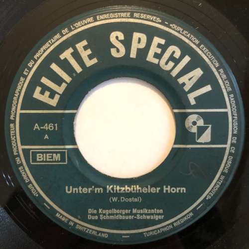 Vinyl / Die Kugelberger Musikanten*, Duo Schmidbauer-Schwaiger - Unter'm Kitzbüheler Horn / Echo Am Grundlsee