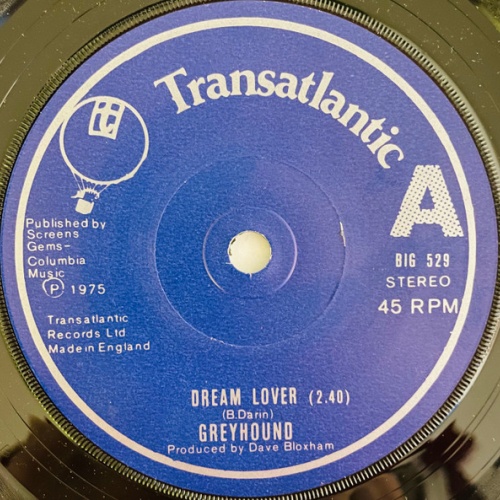 Vinyl / Greyhound (4) - Dream Lover / Wappadusa