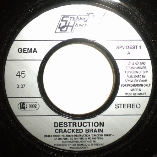 Vinyl / Destruction - Cracked Brain