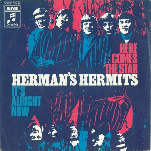 Vinyl / Herman's Hermits - Here Comes The Star / It's Alright Now