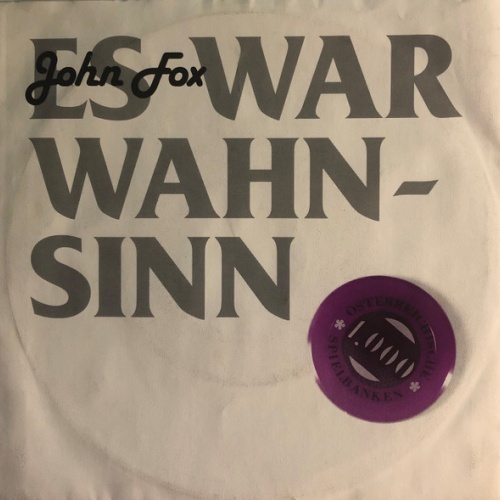 Vinyl / John Fox (4) - Es War Wahnsinn