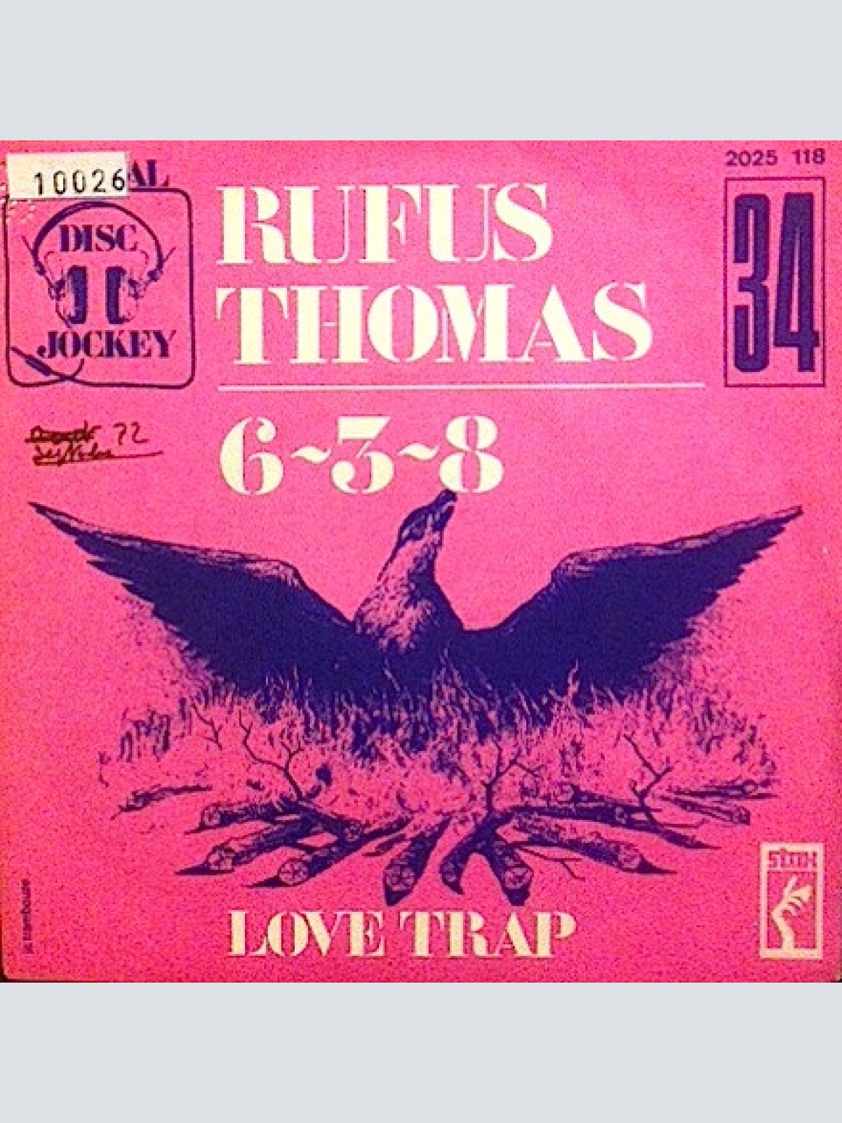 Vinyl / Rufus Thomas - 6-3-8 / Love Trap