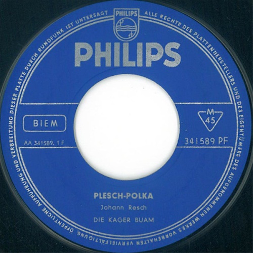 Vinyl / Die Kager Buam - Plesch-Polka