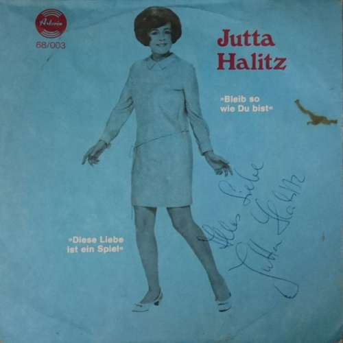 Vinyl / Jutta Halitz - Diese Liebe Ist Ein Spiel / Bleib So Wie Du Bist
