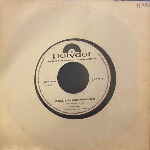 Vinyl / Trude Herr - Mama, Er Ist Schon Wieder Hier
