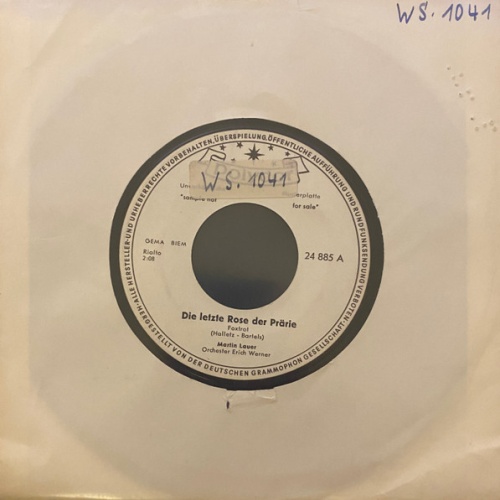 Vinyl / Martin Lauer - Die Letzte Rose Der Prärie